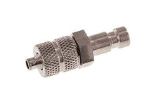 Stainless steel DN 2.7 (Micro) Air Coupling Plug 3x4.3 mm Union Nut