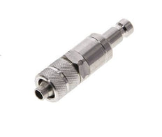 Stainless Steel 316L DN 2.7 (Micro) Air Coupling Plug 4x6 mm Union Nut Double Shut-Off
