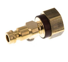 Brass DN 5 Brown-Coded Air Coupling Plug G 1/8 inch Female