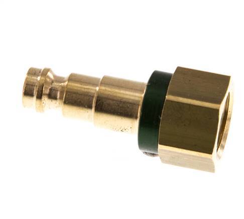 Brass DN 5 Green-Coded Air Coupling Plug G 1/4 inch Female