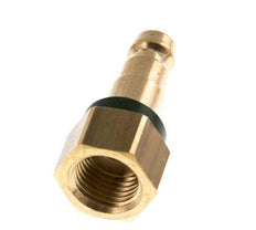 Brass DN 5 Green-Coded Air Coupling Plug G 1/4 inch Female