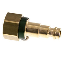 Brass DN 5 Green-Coded Air Coupling Plug G 1/4 inch Female