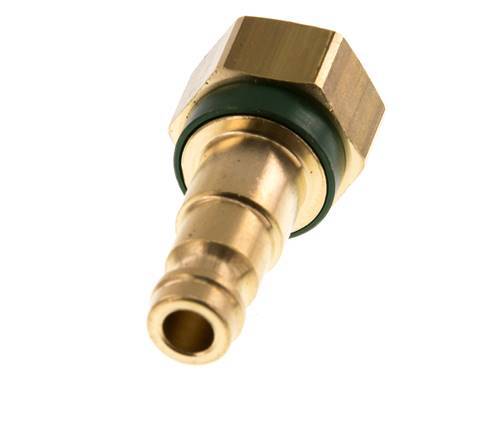Brass DN 5 Green-Coded Air Coupling Plug G 1/8 inch Female