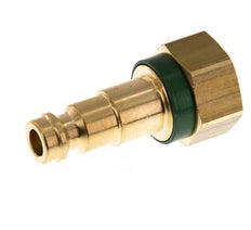 Brass DN 5 Green-Coded Air Coupling Plug G 1/8 inch Female