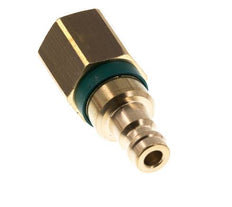 Brass DN 5 Green Air Coupling Plug G 1/4 inch Female