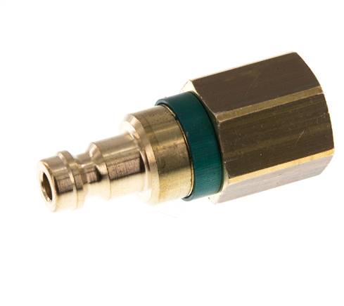 Brass DN 5 Green Air Coupling Plug G 1/4 inch Female