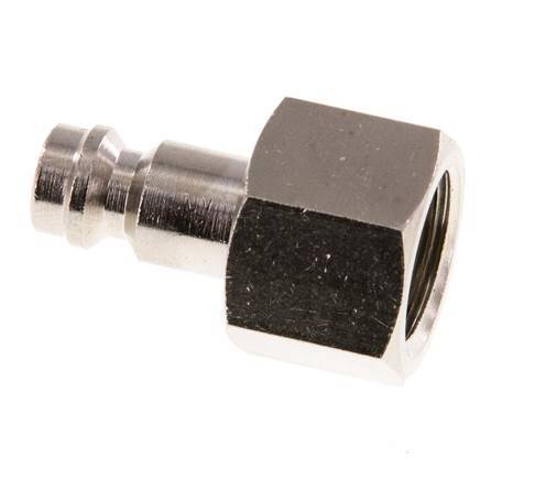 Nickel-plated Brass DN 5 Air Coupling Plug G 1/4 inch Female [5 Pieces]