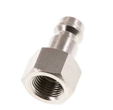 Nickel-plated Brass DN 5 Air Coupling Plug G 1/8 inch Female [5 Pieces]