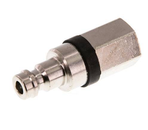 Nickel-plated Brass DN 5 Black Air Coupling Plug G 1/8 inch Female