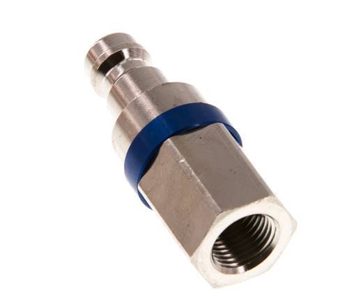 Nickel-plated Brass DN 5 Blue Air Coupling Plug G 1/8 inch Female