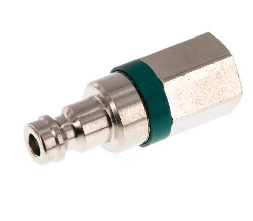 Nickel-plated Brass DN 5 Green Air Coupling Plug G 1/8 inch Female