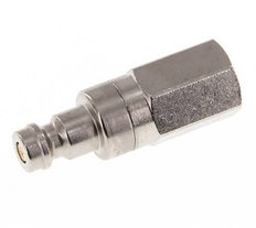 Nickel-plated Brass DN 5 Air Coupling Plug G 1/8 inch Female Double Shut-Off