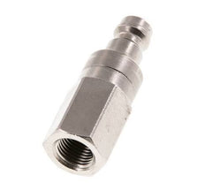 Nickel-plated Brass DN 5 Air Coupling Plug G 1/8 inch Female Double Shut-Off