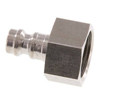 Stainless steel DN 5 Blue Air Coupling Plug G 3/8 inch Female Double Shut-Off