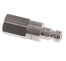 Stainless steel DN 5 Air Coupling Plug G 1/8 inch Female Double Shut-Off