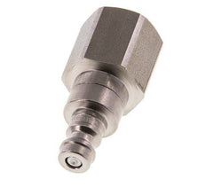 Stainless steel DN 5 Air Coupling Plug G 3/8 inch Female Double Shut-Off