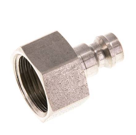 Stainless Steel 316L DN 5 Air Coupling Plug G 3/8 inch Female