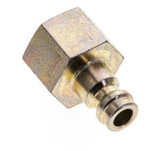 Hardened steel DN 5 Air Coupling Plug G 1/4 inch Female
