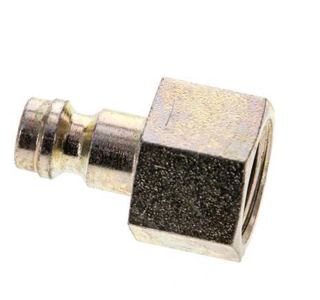 Hardened steel DN 5 Air Coupling Plug G 1/4 inch Female