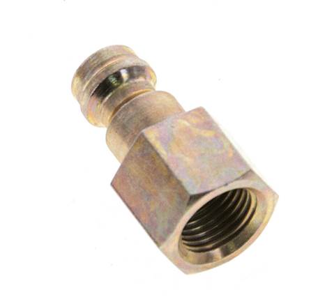 Hardened steel DN 5 Air Coupling Plug G 1/8 inch Female