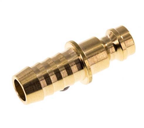 Brass DN 5 Air Coupling Plug 8 mm Hose Pillar [5 Pieces]