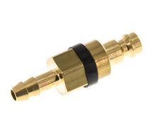 Brass DN 5 Black Air Coupling Plug 6 mm Hose Pillar