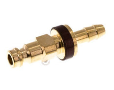 Brass DN 5 Brown-Coded Air Coupling Plug 6 mm Hose Pillar