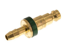Brass DN 5 Green-Coded Air Coupling Plug 6 mm Hose Pillar
