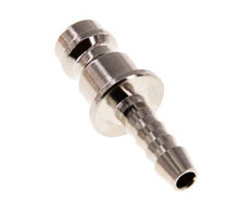 Nickel-plated Brass DN 5 Air Coupling Plug 4 mm Hose Pillar [5 Pieces]