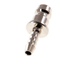 Nickel-plated Brass DN 5 Air Coupling Plug 4 mm Hose Pillar [5 Pieces]