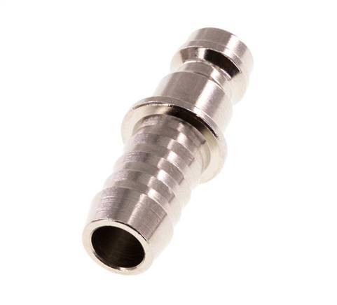 Nickel-plated Brass DN 5 Air Coupling Plug 8 mm Hose Pillar [5 Pieces]