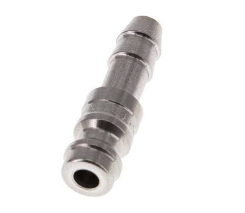 Stainless steel DN 5 Air Coupling Plug 6 mm Hose Pillar