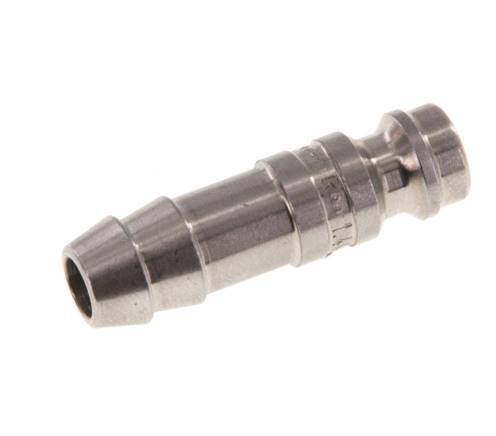 Stainless Steel 316L DN 5 Air Coupling Plug 8 mm Hose Pillar