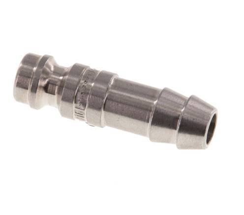 Stainless Steel 316L DN 5 Air Coupling Plug 8 mm Hose Pillar