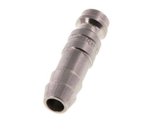 Stainless Steel 316L DN 5 Air Coupling Plug 8 mm Hose Pillar