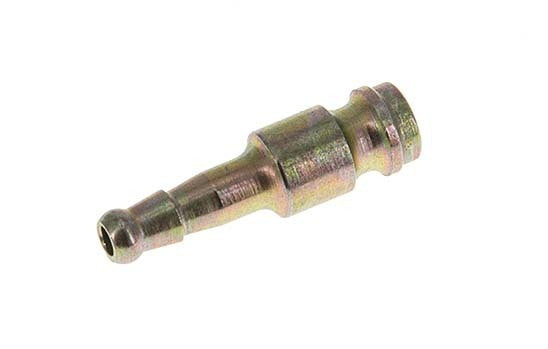 Hardened steel DN 5 Air Coupling Plug 4 mm Hose Pillar [2 Pieces]