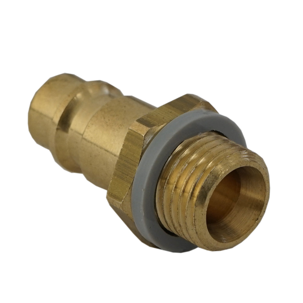 Brass DN 5 Air Coupling Plug G 3/8 inch Male [5 Pieces]