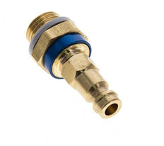 Brass DN 5 Blue-Coded Air Coupling Plug G 1/4 inch Male