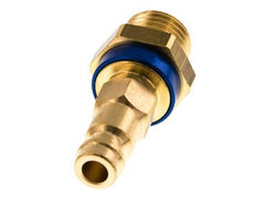 Brass DN 5 Blue-Coded Air Coupling Plug G 1/4 inch Male