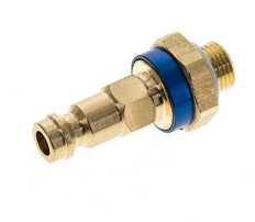 Brass DN 5 Blue-Coded Air Coupling Plug G 1/8 inch Male