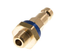 Brass DN 5 Blue-Coded Air Coupling Plug G 1/8 inch Male