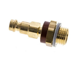 Brass DN 5 Brown-Coded Air Coupling Plug G 1/4 inch Male