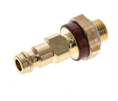 Brass DN 5 Brown-Coded Air Coupling Plug G 1/8 inch Male