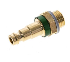 Brass DN 5 Green-Coded Air Coupling Plug G 1/4 inch Male