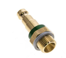 Brass DN 5 Green-Coded Air Coupling Plug G 1/4 inch Male