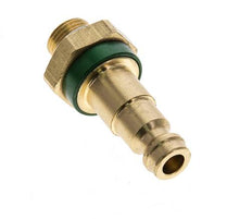 Brass DN 5 Green-Coded Air Coupling Plug G 1/8 inch Male
