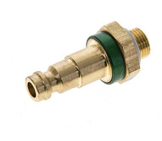 Brass DN 5 Green-Coded Air Coupling Plug G 1/8 inch Male