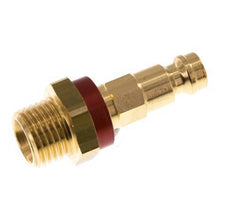 Brass DN 5 Red-Coded Air Coupling Plug G 1/4 inch Male