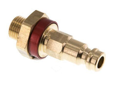 Brass DN 5 Red-Coded Air Coupling Plug G 1/8 inch Male