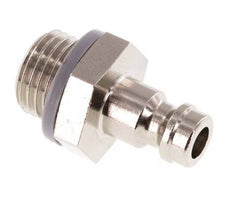 Nickel-plated Brass DN 5 Air Coupling Plug G 1/4 inch Male [5 Pieces]